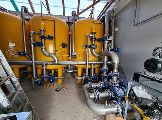 Bodzentyn  Wykonanie instalacji i montaż urządzeń technologicznych stacji uzdatniania wody.