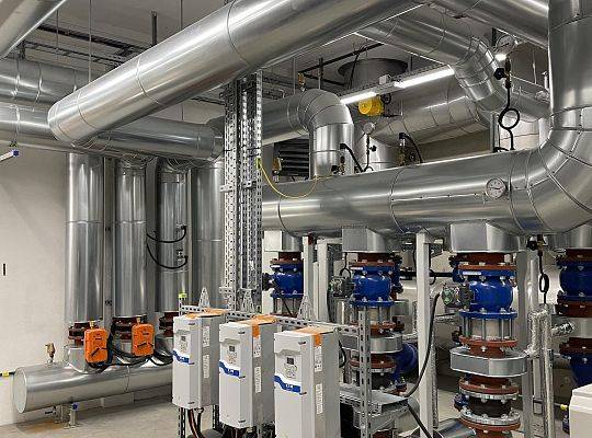Kogeneracja z pompami ciepła o łącznej mocy 3,3MW