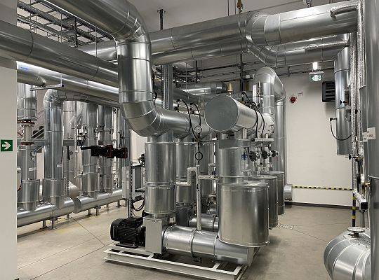 Kogeneracja z pompami ciepła o łącznej mocy 3,3MW