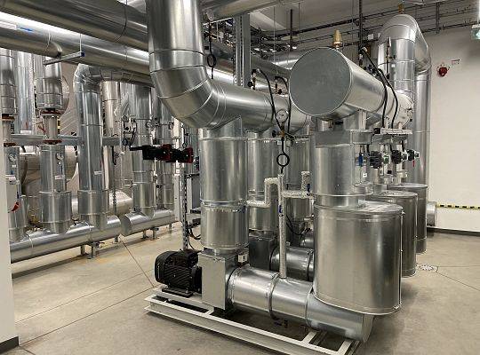 Kogeneracja z pompami ciepła 3,3MW, Pruszcz Gdański