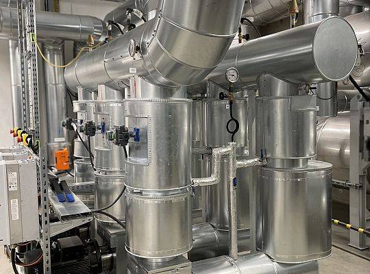 Kogeneracja z pompami ciepła o łącznej mocy 3,3MW