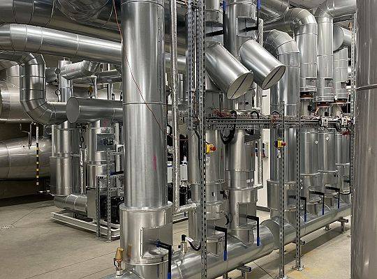 Kogeneracja z pompami ciepła o łącznej mocy 3,3MW