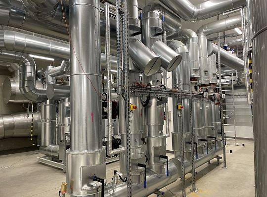 Kogeneracja z pompami ciepła o łącznej mocy 3,3MW