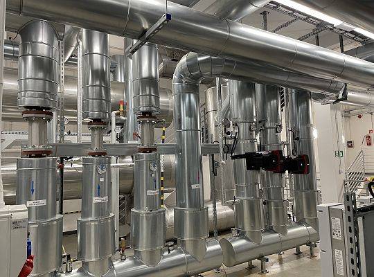 Kogeneracja z pompami ciepła o łącznej mocy 3,3MW