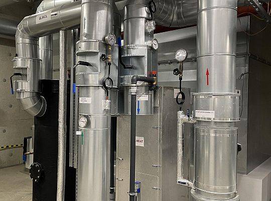 Kogeneracja z pompami ciepła 3,3MW, Pruszcz Gdański