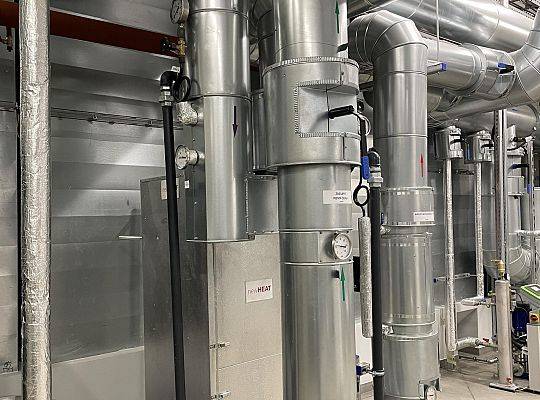 Kogeneracja z pompami ciepła o łącznej mocy 3,3MW