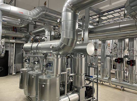 Kogeneracja z pompami ciepła o łącznej mocy 3,3MW