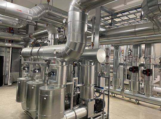 Kogeneracja z pompami ciepła o łącznej mocy 3,3MW