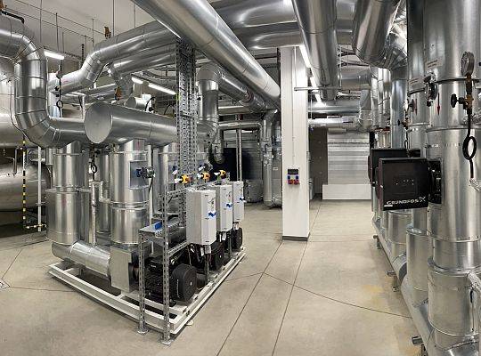 Kogeneracja z pompami ciepła o łącznej mocy 3,3MW