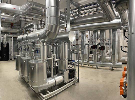 Kogeneracja z pompami ciepła o łącznej mocy 3,3MW