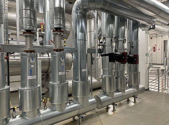 Kogeneracja z pompami ciepła 3,3MW, Pruszcz Gdański