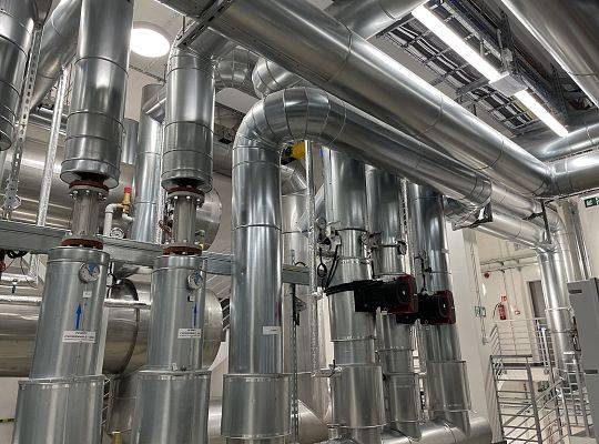 Kogeneracja z pompami ciepła o łącznej mocy 3,3MW