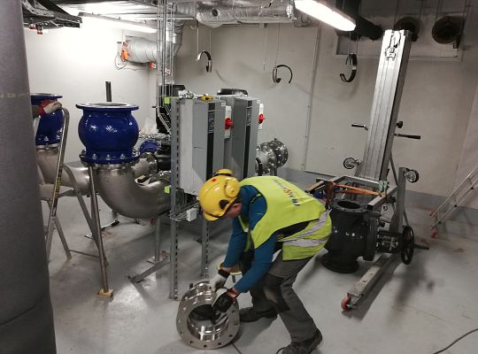 Prefabrykacja rurociągów nierdzewnych DN200