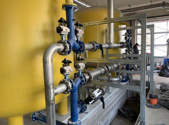 Montaż instalacji i urządzeń technologicznych Stacji Uzdatniania Wody