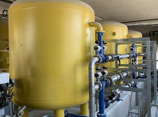 Montaż instalacji i urządzeń technologicznych Stacji Uzdatniania Wody