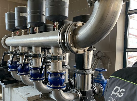 Montaż instalacji i urządzeń technologicznych Stacji Uzdatniania Wody