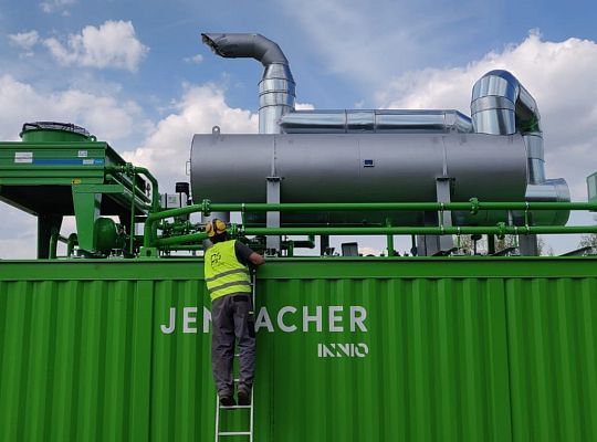 Montaż instalacji technologicznych  w kontenerze układu kogeneracyjnego marki Jenbacher na zlecenie Ferox Energy Systems