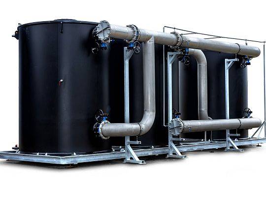 Moduł filtrujący biogaz