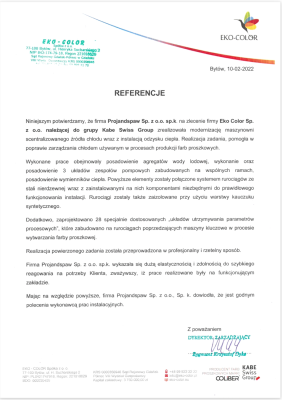 Modernizacja źródła chłodu